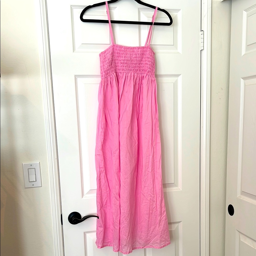 Acacia pink maxi dress